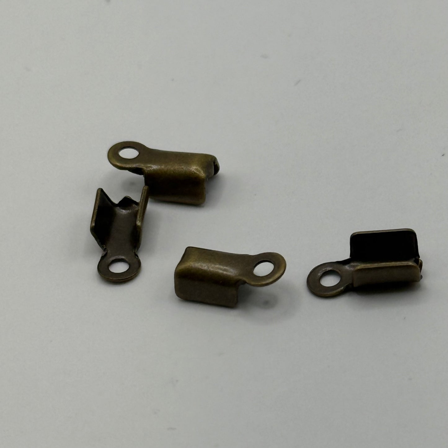 Fold Over Crimp 9x4mm (4pcs)