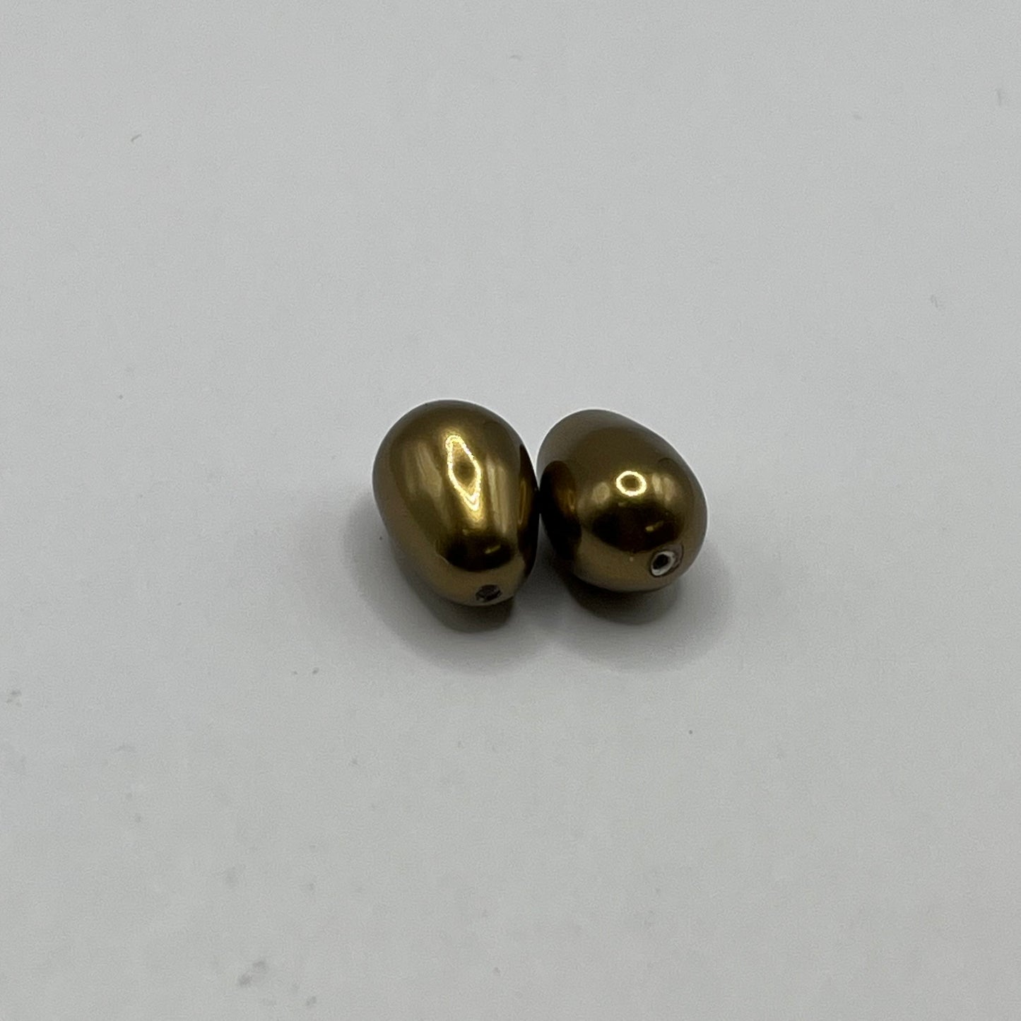 Swarovski 11x8MM Pear Pearls A5821 - Antique Bronze (2pcs)