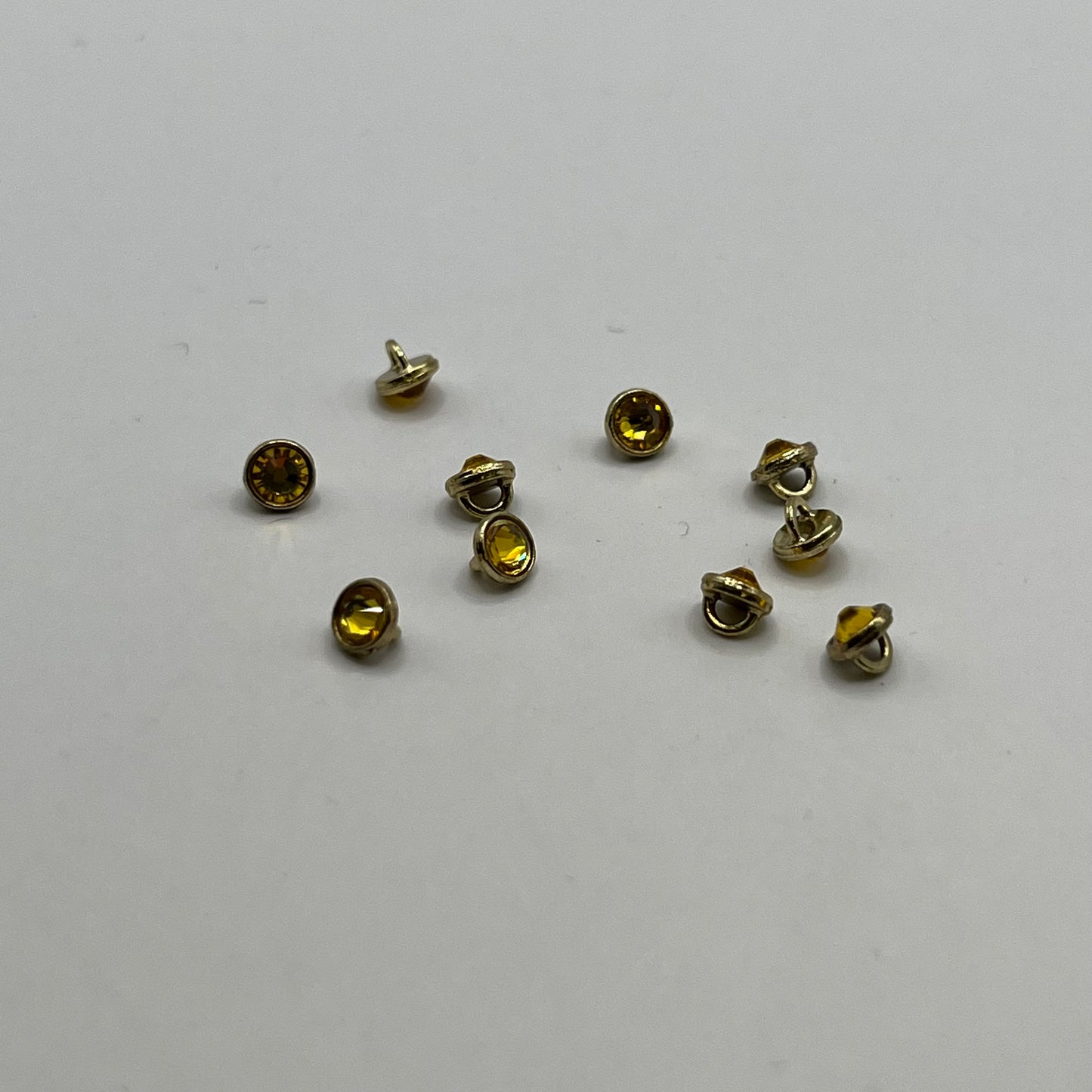 Swarovski 3MM Crystaletts - Sunflower / Gold (10pcs)