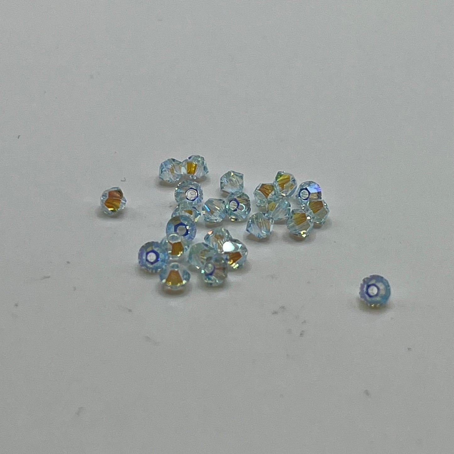 Swarovski 3MM Bicones - Light Azore AB2X (24pcs)