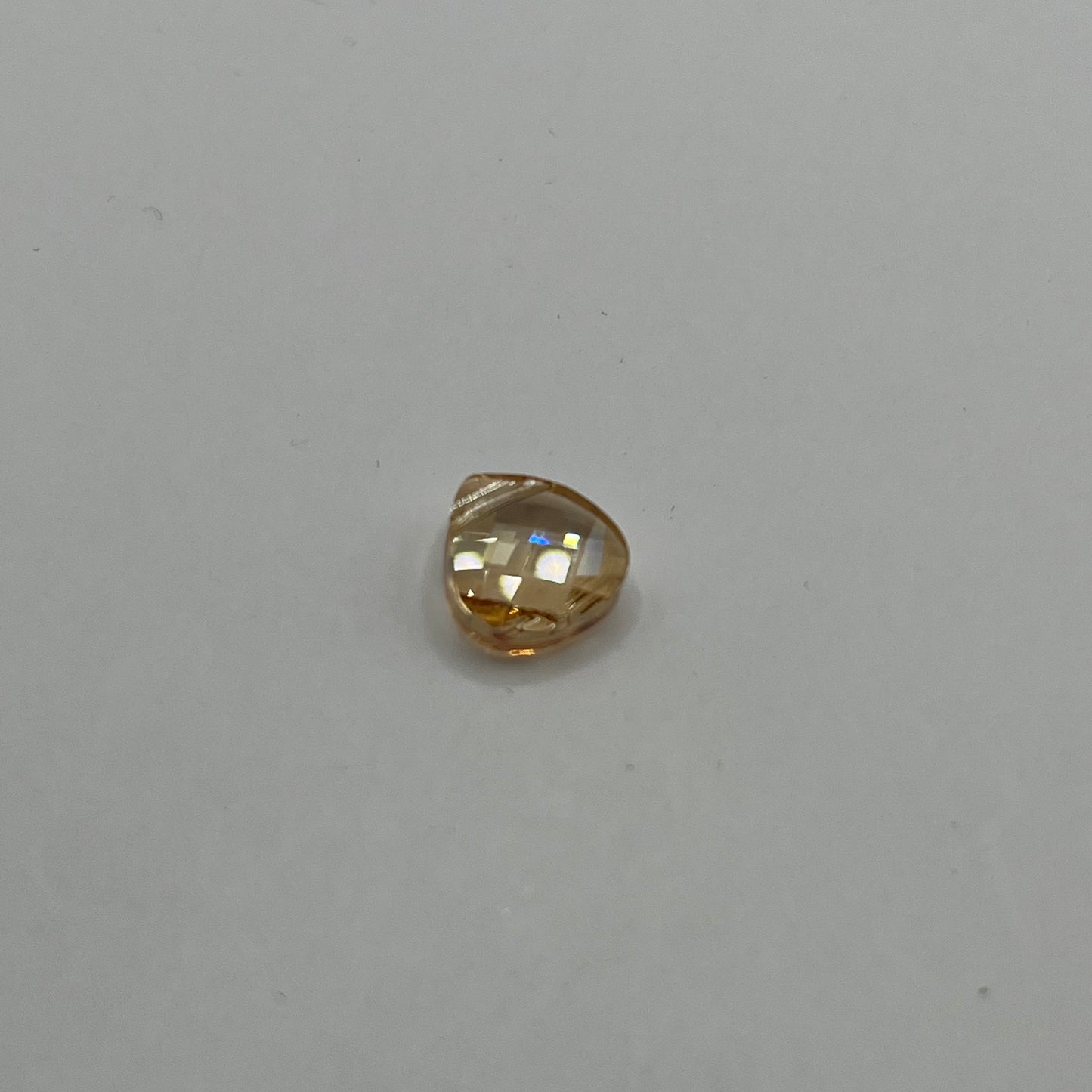 Swarovski 11x10MM Flat Briolette Pendant A6012 - Golden Shadow