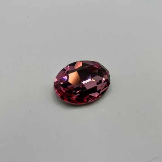 Swarovski Oval 30x22MM Crystal Light Rose