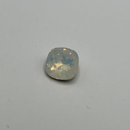 Swarovski Rounded Square 12MM Crystal White Opal