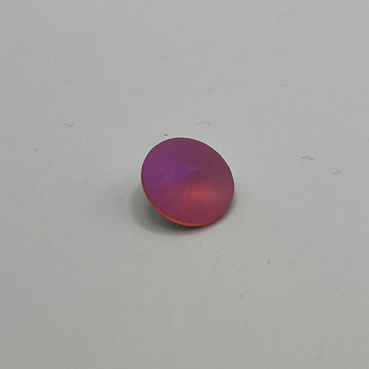 Swarovski 12MM Rivoli A1122 - Padparadscha Frost