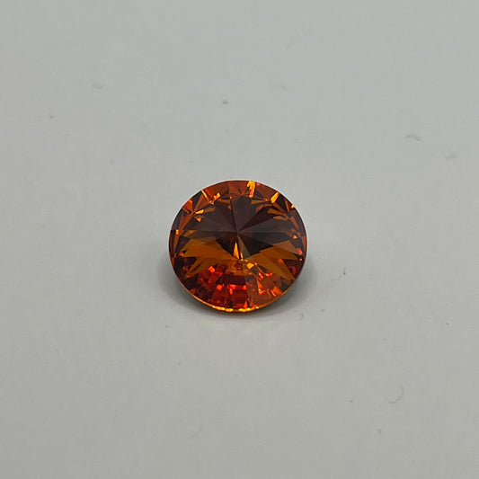 Swarovski 12MM Rivoli A1122 - Tangerine