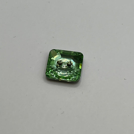 Swarovski 12MM Button - Chrysolite