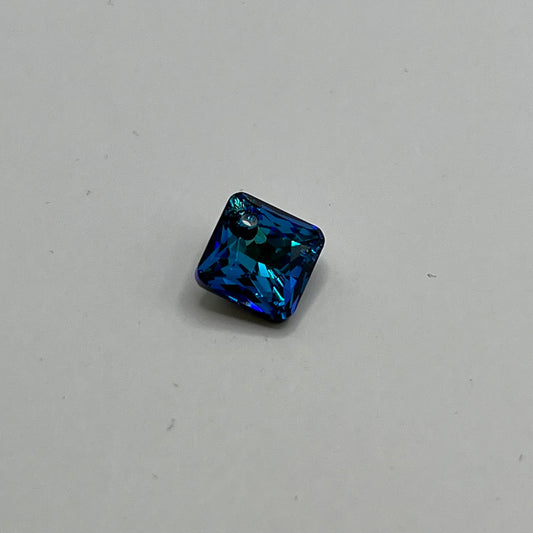 Swarovski 11.5MM Princess Pendant A6431 - Bermuda Blue