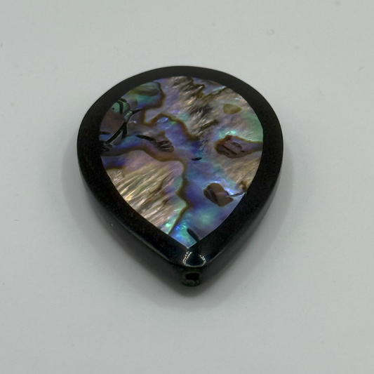 32x24MM Bone and Abalone Gemstone