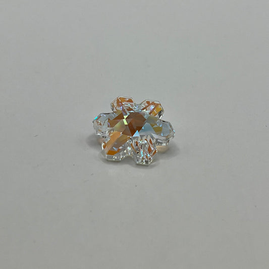 Swarovski 20MM Snowflake A6704 - Crystal Blue AB