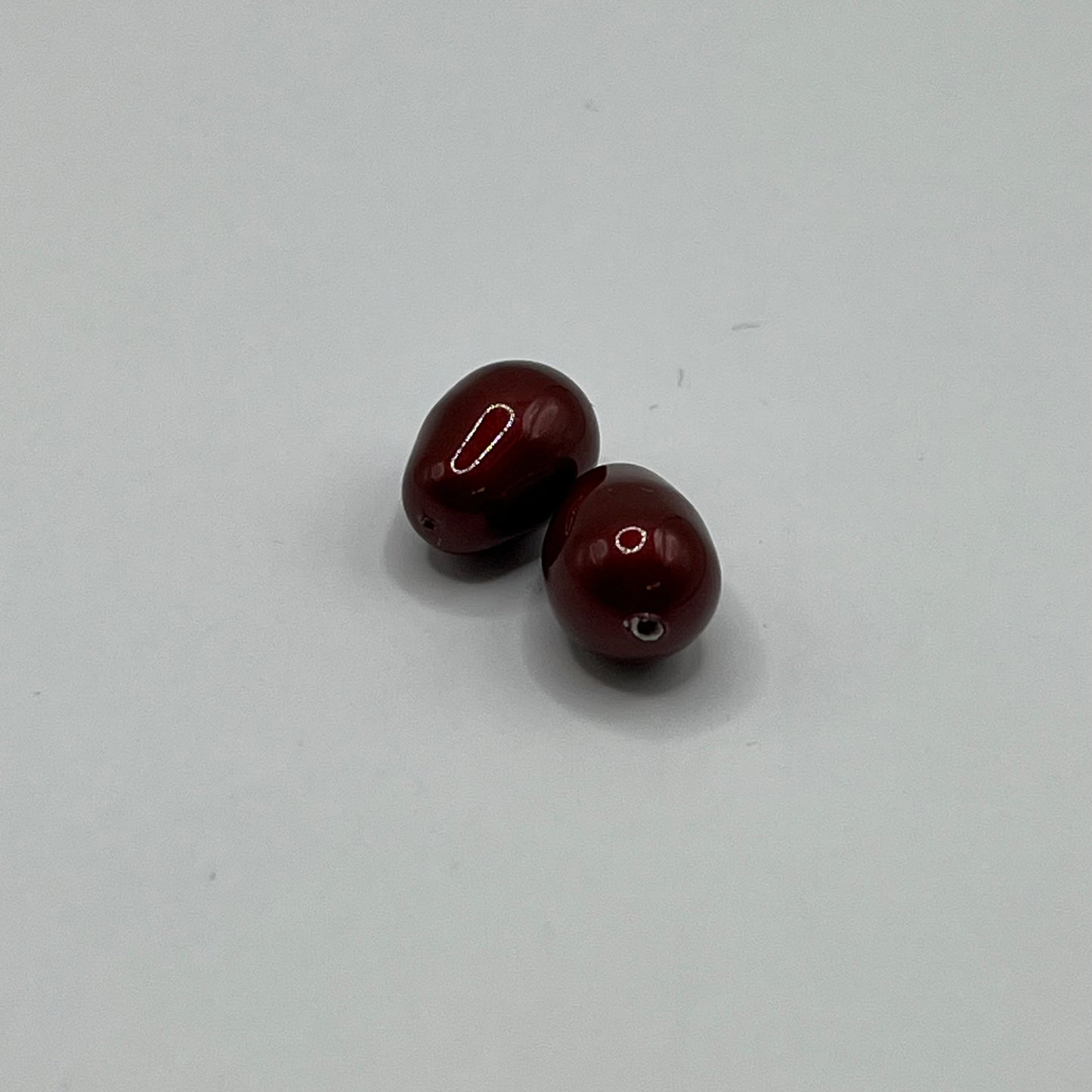Swarovski 11x8MM Pear Pearls A5821 - Bordeaux (2pcs)