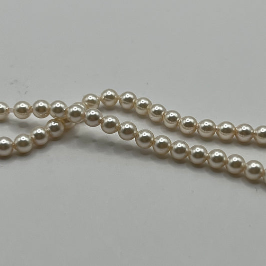 Austrian Crystal 3MM Pearls - Creamrose (50pcs)