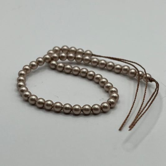 Swarovski 3MM Pearls - Powder Almond (50pcs)