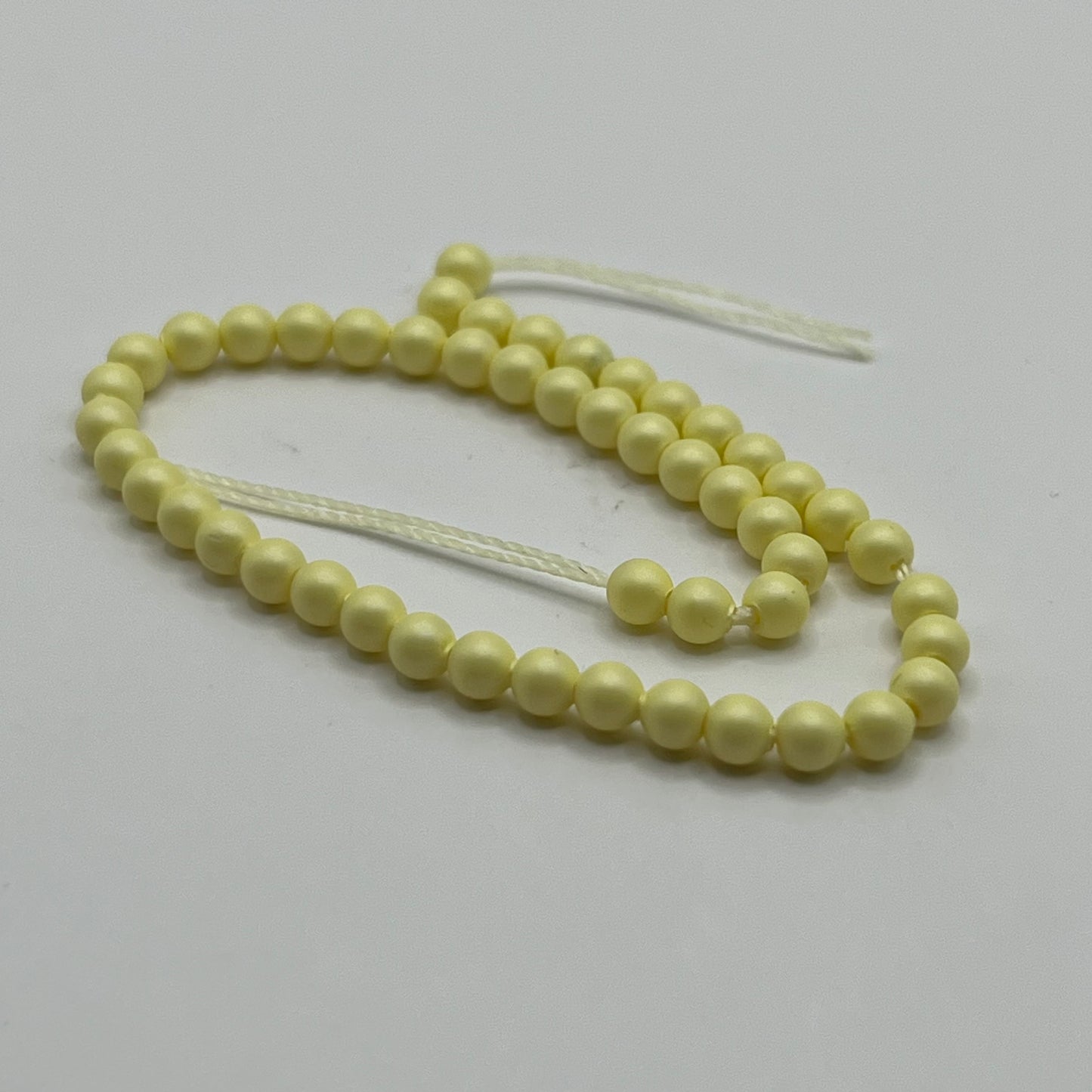 Austrian Crystal 3MM Pearls - Pastel Yellow (50pcs)