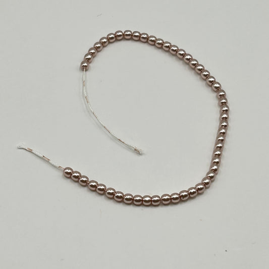 Czech Pearl 2MM - Rose Creme - Bag 50