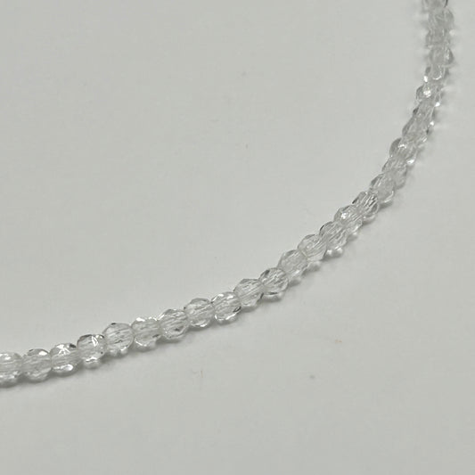 Firepolish 2MM - Crystal - Strand 50