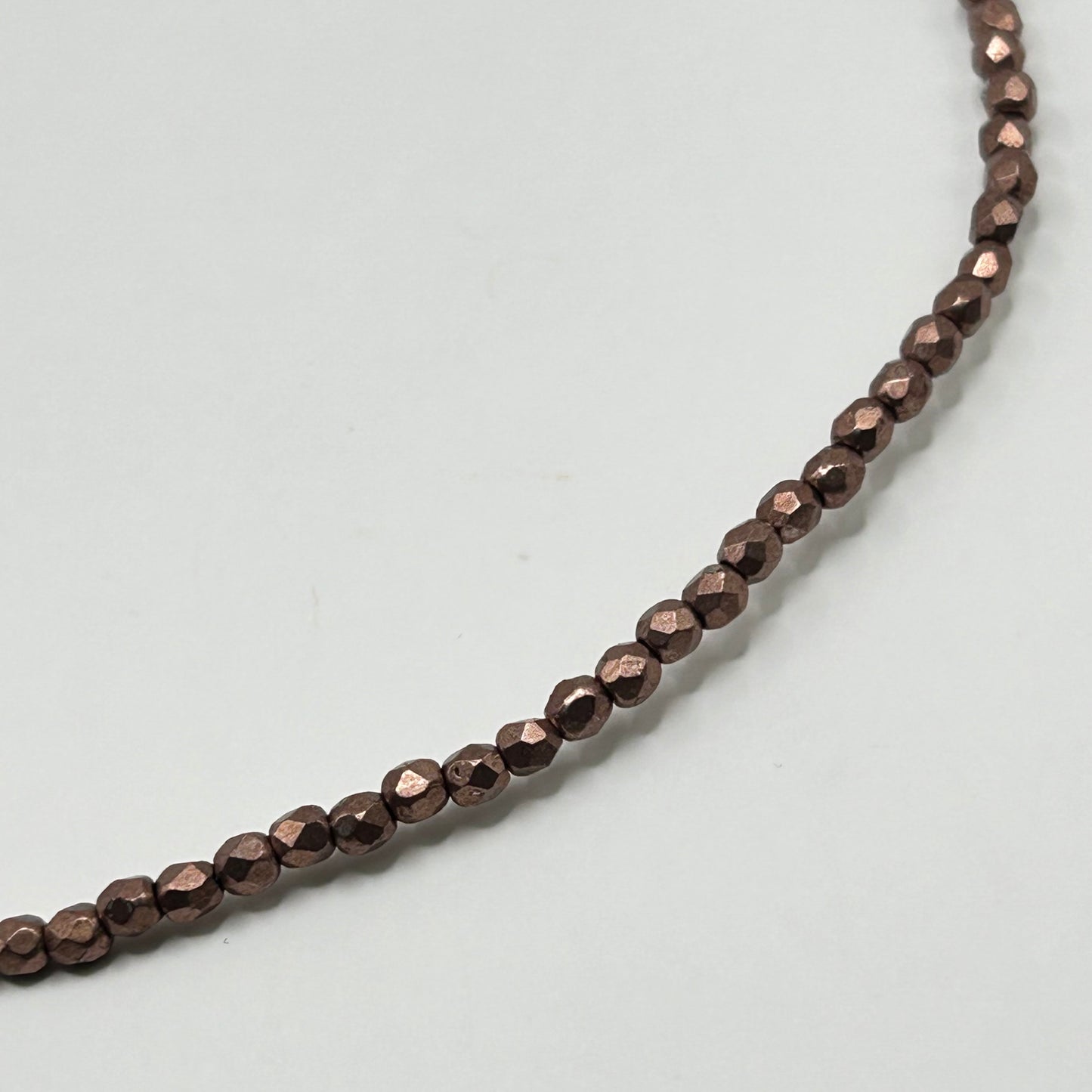 Firepolish 2MM Sueded Gold / Ash Rose - Strand 50
