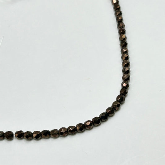 Firepolish 2MM - Dark Bronze -  Strand 50