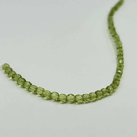 Firepolish 3MM - Olivine - Strand 50