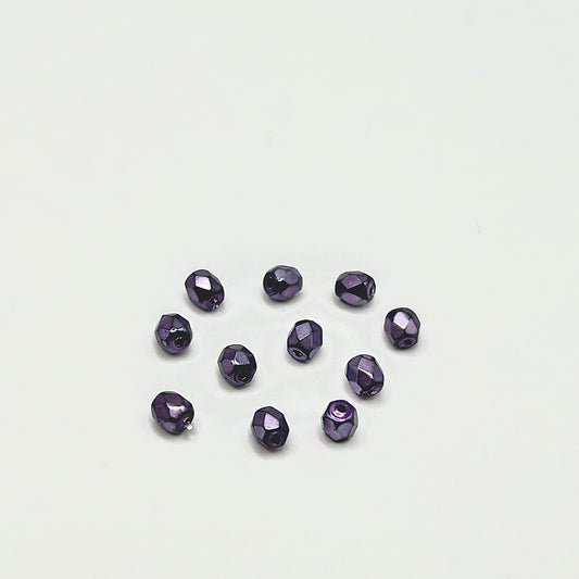 Firepolish 3MM - Jet Heavy Metal Purple - Strand 50