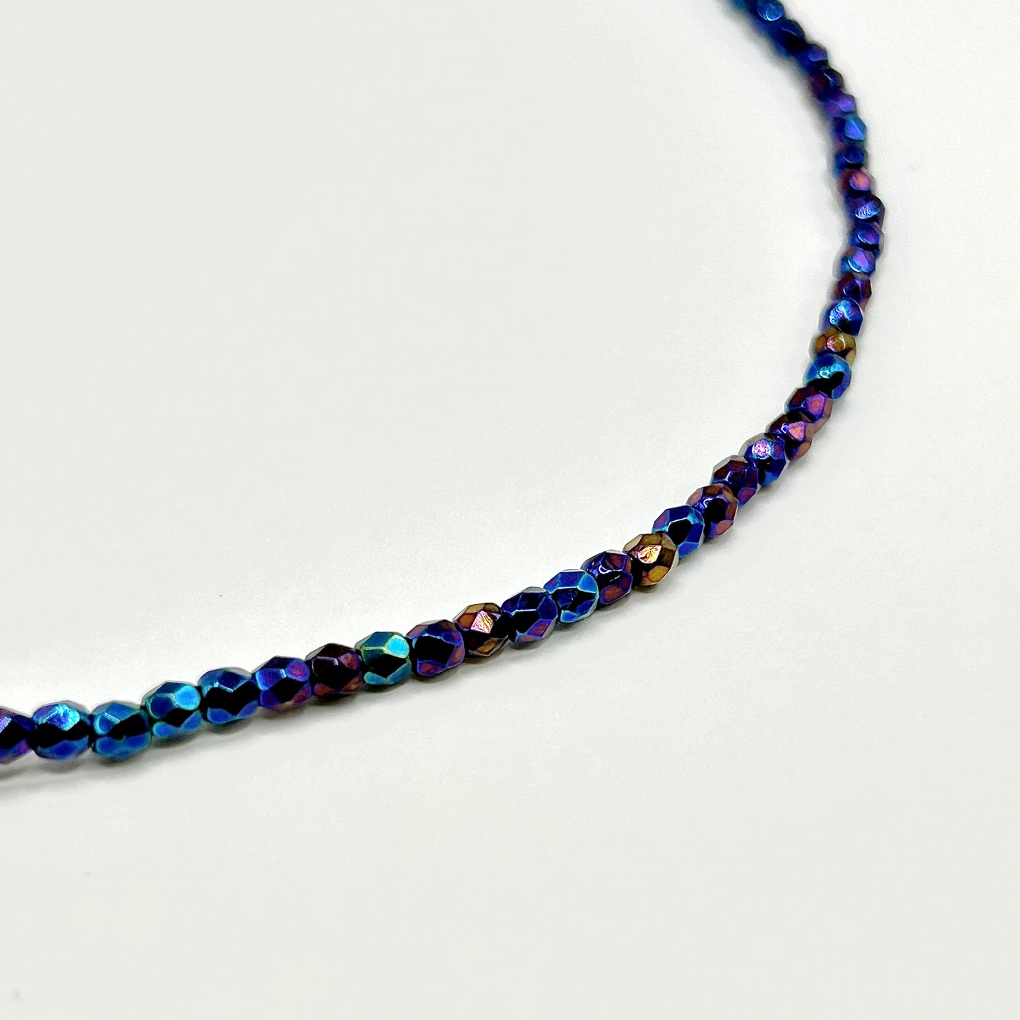 Firepolish 3MM - Iris Blue - Strand 50