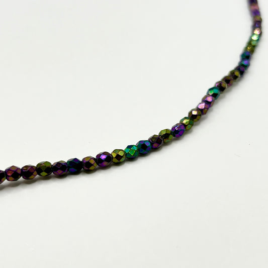Firepolish 3MM - Iris Purple - Strand 50