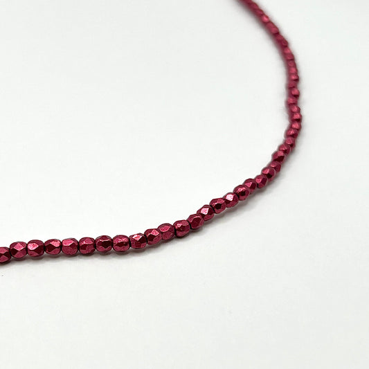 Firepolish 2MM - Sueded Gold Lily Pad - Strand 50