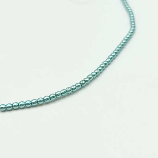 Czech Pearl 2MM - Seafoam Luster - Bag 50