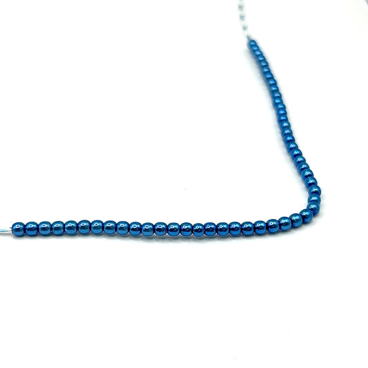 Czech Pearl 2MM - Persian Blue II - Bag 50