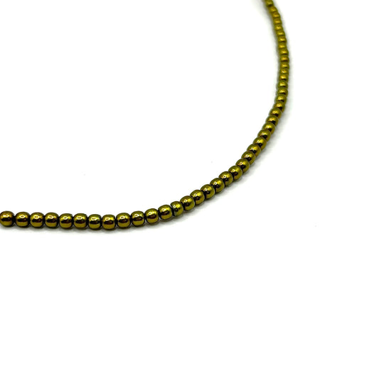 Czech Pearl 2MM - Matte Olive - Bag 50