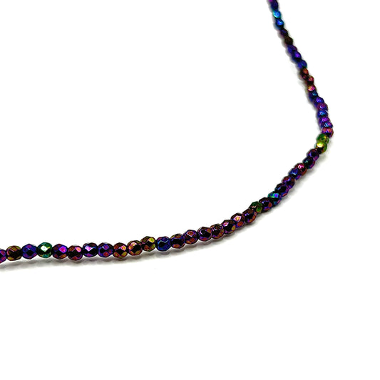 Firepolish 2MM - Iris Purple -  Strand 50