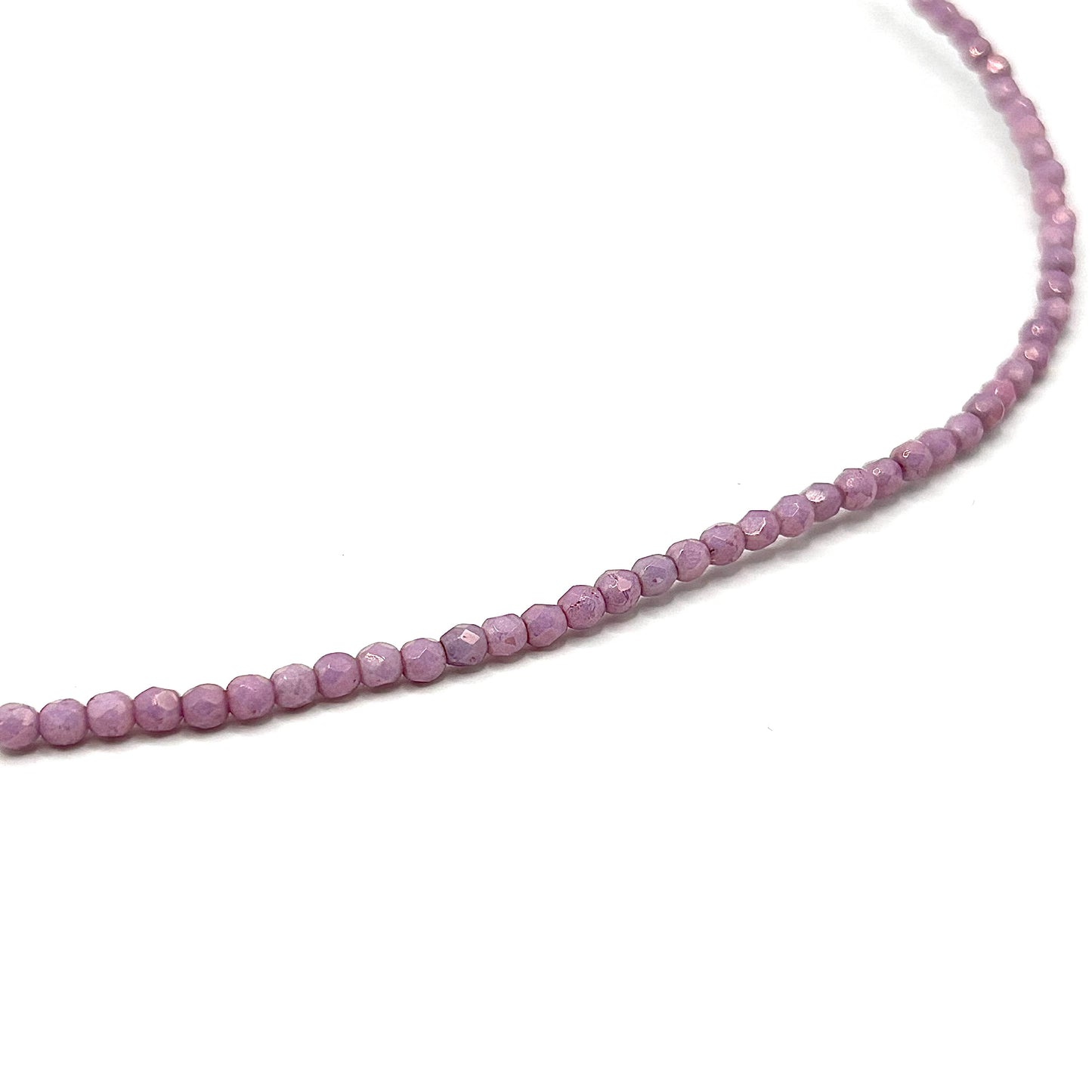 Firepolish 2MM - Luster Opaque Lilac - Strand 50