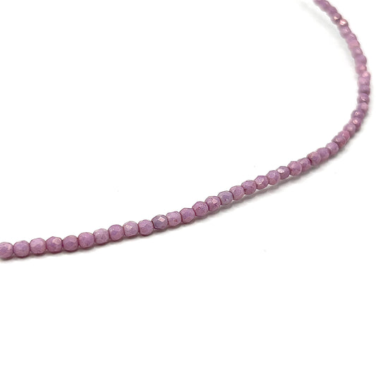 Firepolish 2MM - Luster Opaque Lilac - Strand 50