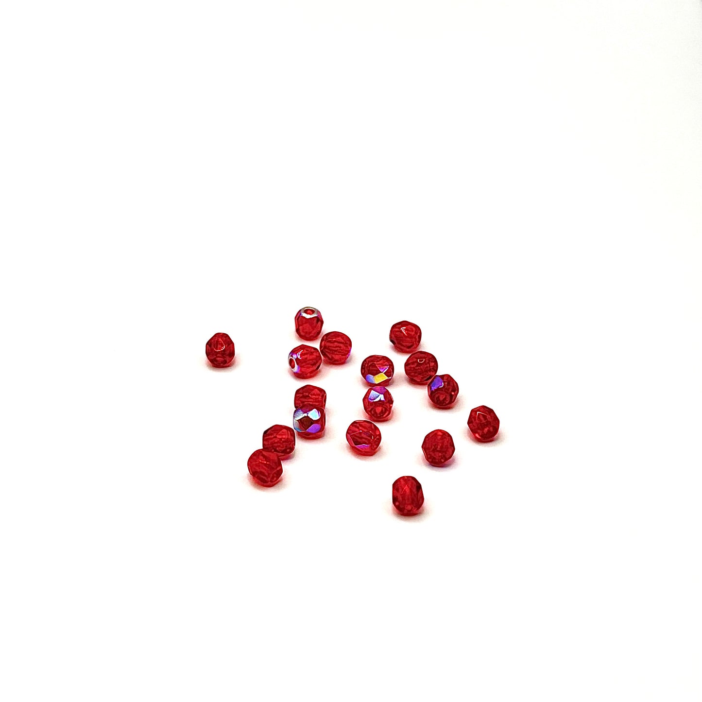 Firepolish 3MM - Siam Ruby AB - Strand 50