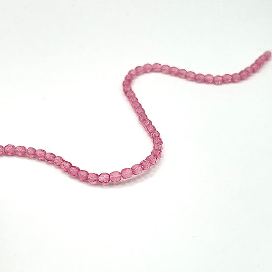 Firepolish 3MM - Milky Pink - Strand 50