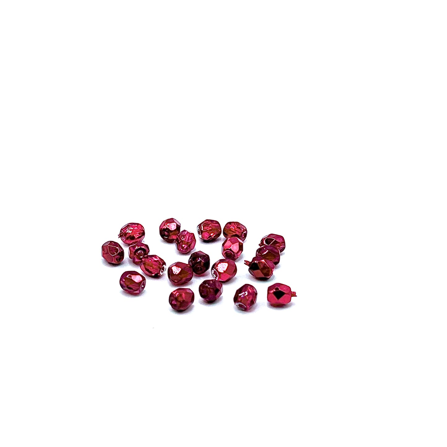 Firepolish 3MM - Crystal Pomegranate Metallic Ice - Bag 50