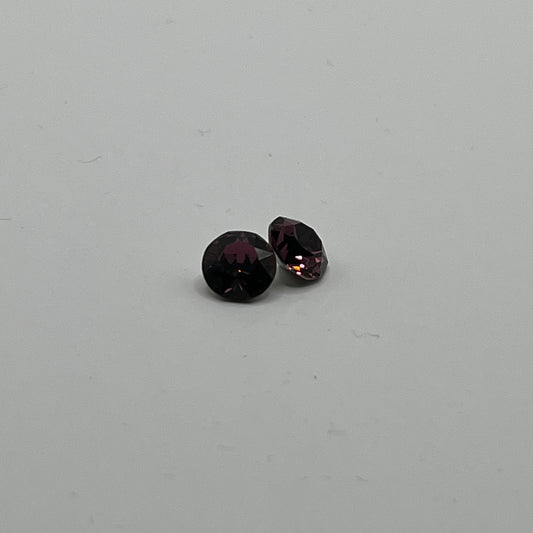 Swarovski 8MM Chaton A1088 - Amethyst (4pcs)