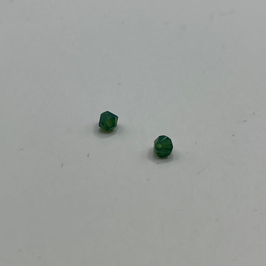 Swarovski 4MM Bicones - Palace Green Opal (12pcs)