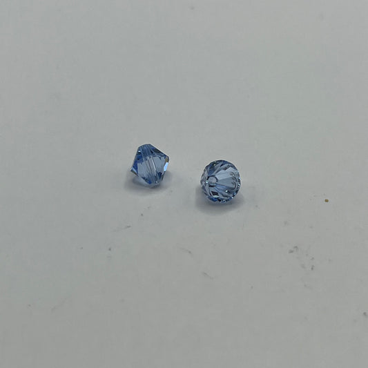Swarovski 6MM Bicones - Light Sapphire (12pcs)