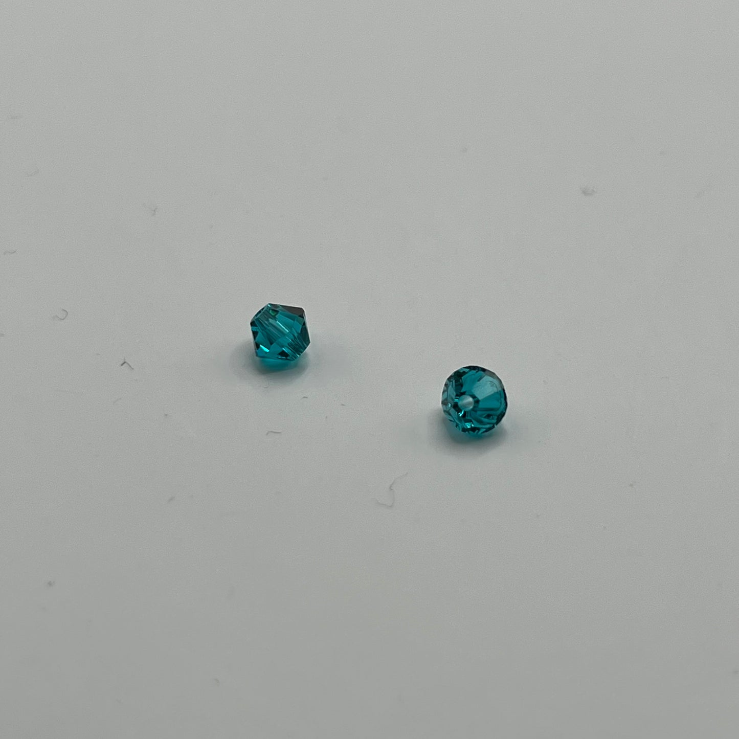 Swarovski 4MM Bicones - Blue Zircon (12pcs)