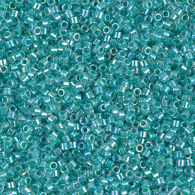 DB0079 - Lined Aqua Blue AB - 11/0