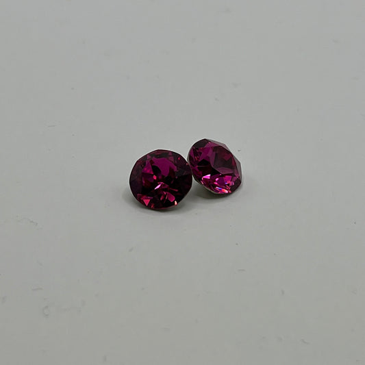 Swarovski 9-10MM Xirius Chaton - Fuchsia (4pcs)