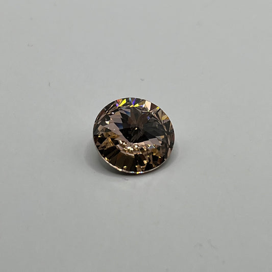 Swarovski 14MM Rivoli A1122 - Vintage Rose