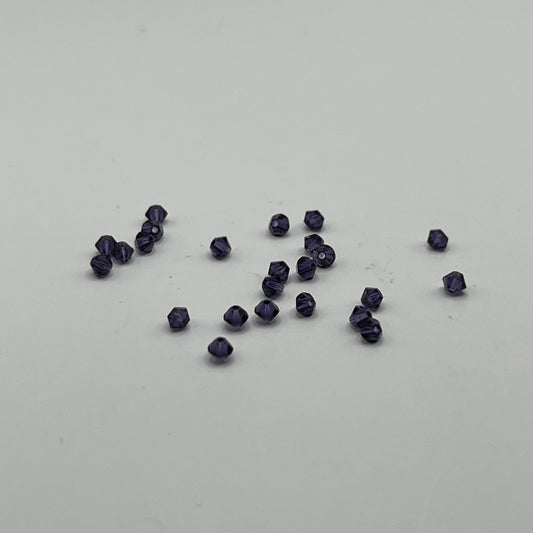 Swarovski 3MM Bicones - Purple Velvet (24pcs)