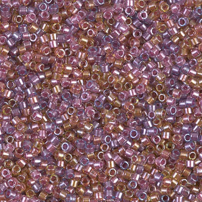DB0982 - Lined Purple / Salmon Mix - 11/0