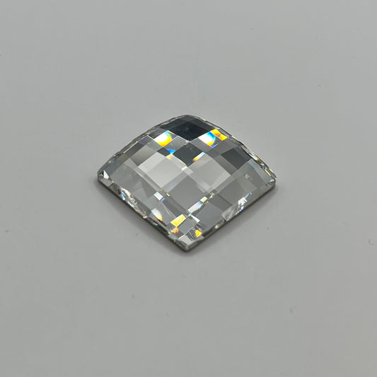 Swarovski 20MM Chessboard  A2493 Square Foiled Crystal