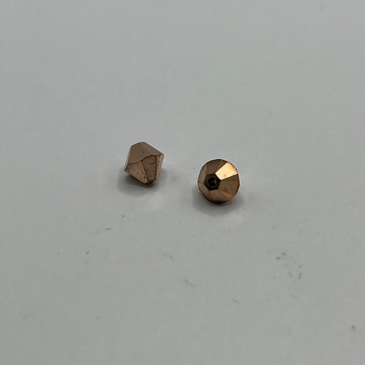 Swarovski 6MM Bicones - Rose Gold AB2X (12pcs)