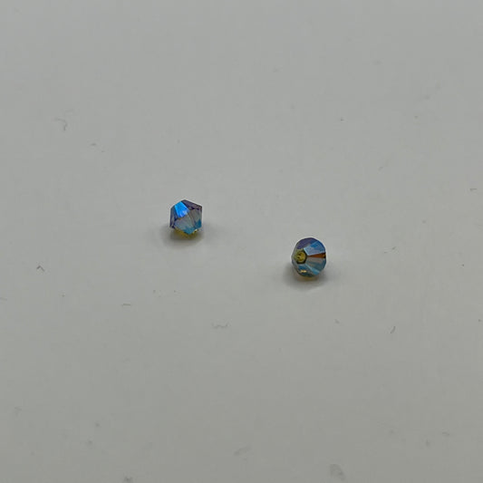 Swarovski 4MM Bicones - Khaki AB2X (12pcs)