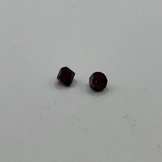 Swarovski 6MM Bicones - Garnet (12pcs)