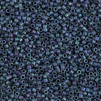 DB1052 - Matte Metallic Blue/Green Gold Iris - 11/0