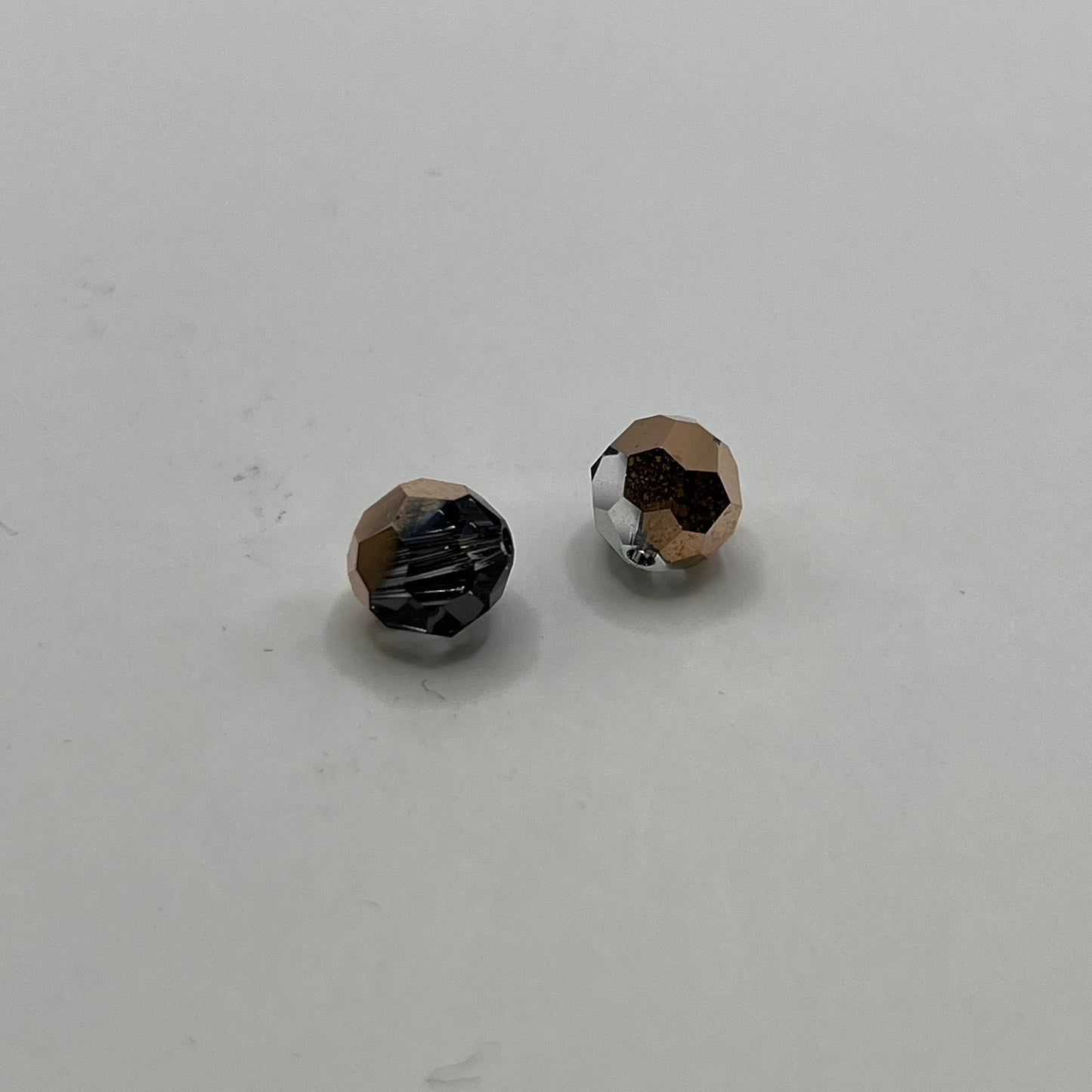 Swarovski 8MM Round Faceted A5000 - Crystal Rose Gold (12pcs)